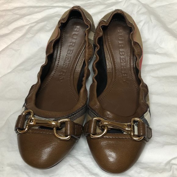 Burberry Housecheck Ballerina Flat EUR 38 - Picture 1 of 9